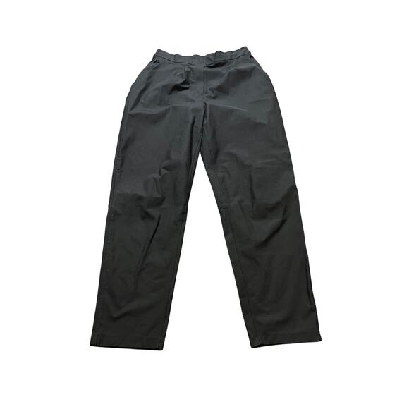 Lululemon Womens Essential High Rise Trouser Black Pleated LW5CTYS‎ Size 8